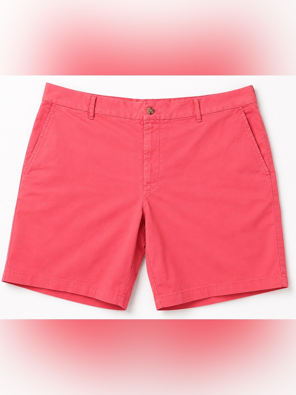 IZOD Saltwater Stretch Shorts Men’s 50 Coral Pink Chino Golf Casual Big & Tall